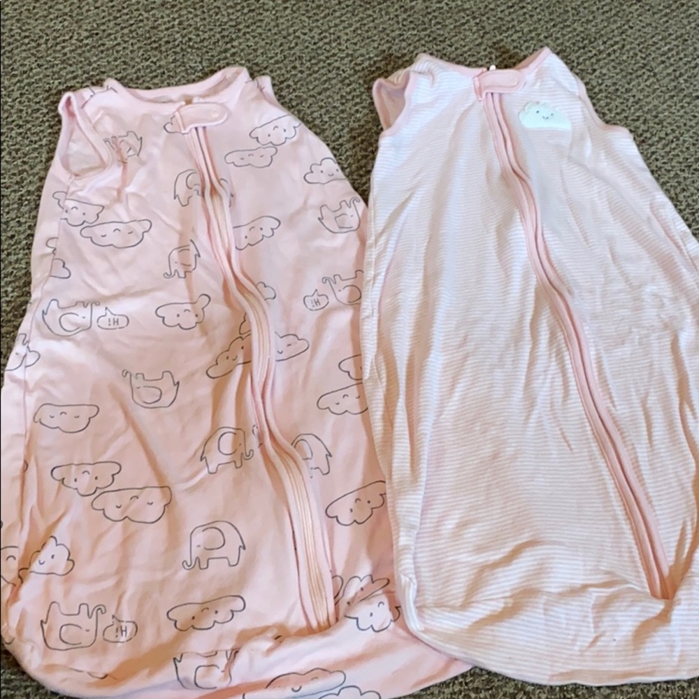 2 carters sleep sacks size medium.